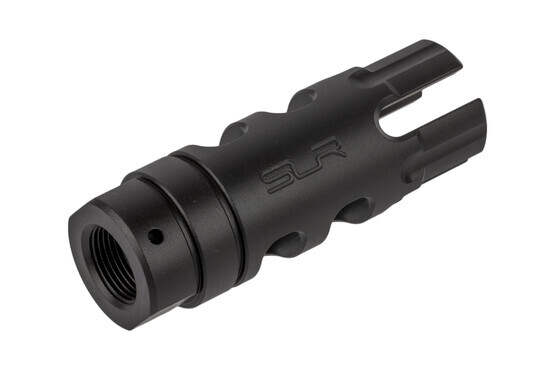 The SLR BCF 5.56 AR-15 muzzle brake is machined out of 416 stainless steel